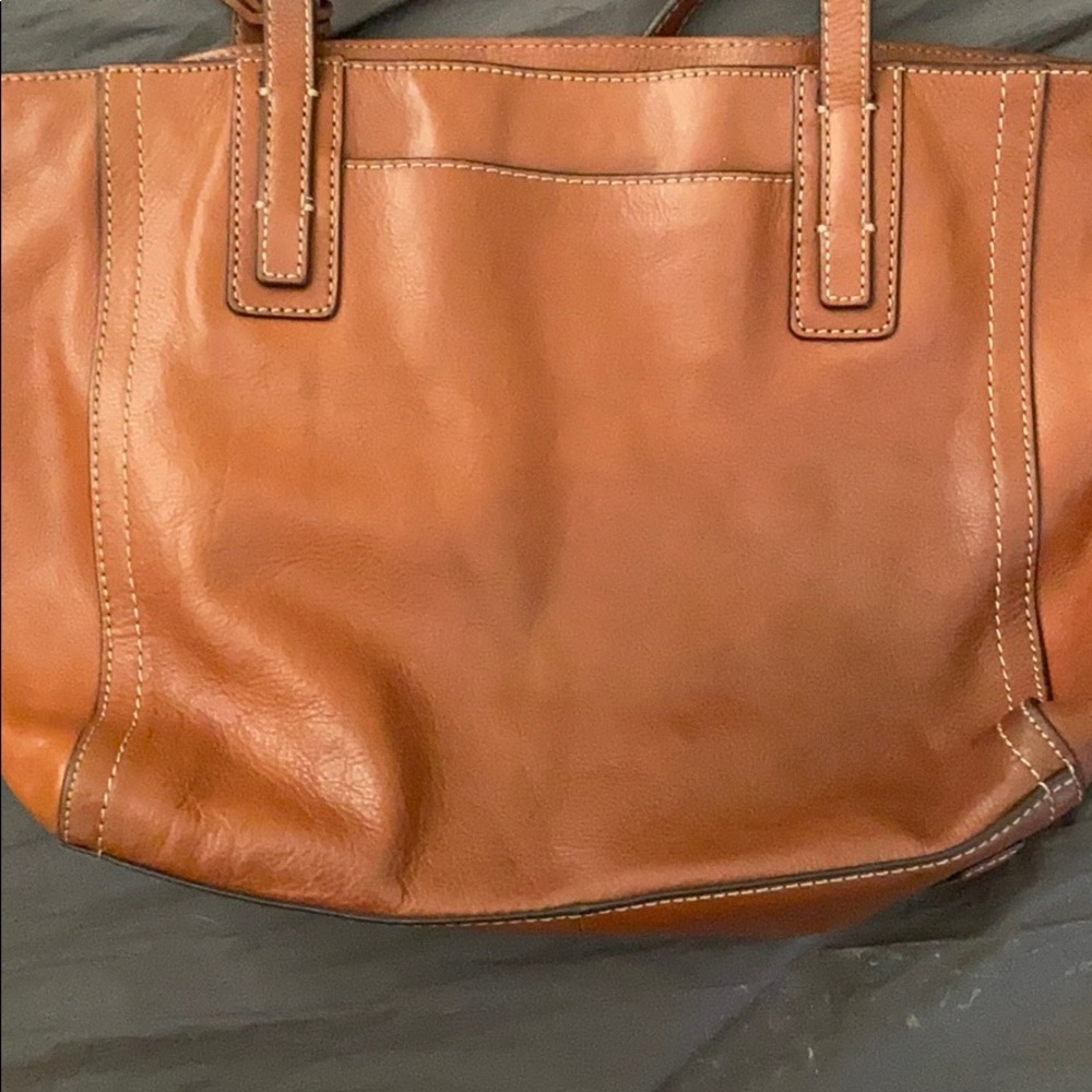 Brown leather Fossil purse - Picture 4 of 12